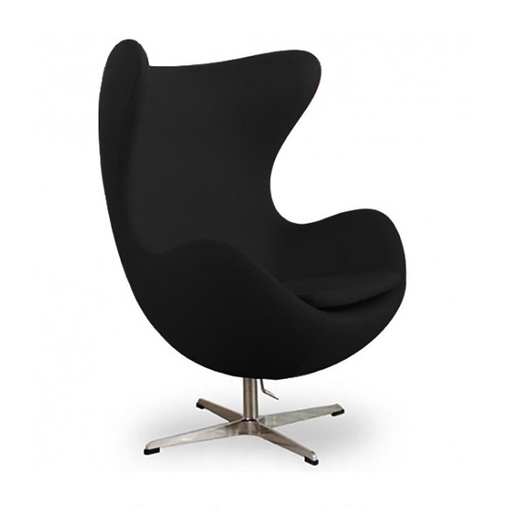 Sillón EGG en Tela Negro