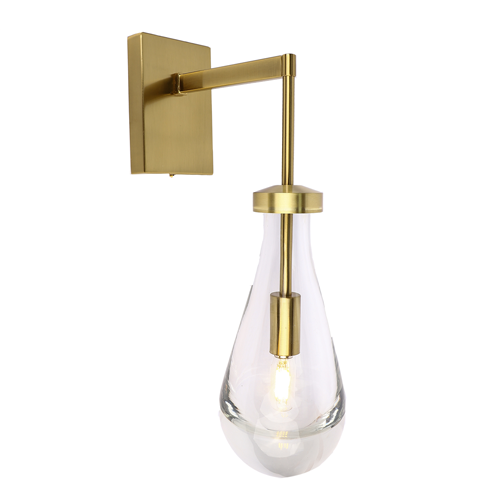 Lampara de Pared Drop Gold