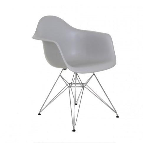 Silla Berlin con Descansabrazos y Base de Metal. Varios Colores